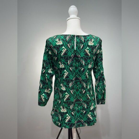 CLEARANCE! J. Crew Patterned Blouse Size 0 - Picture 2 of 4